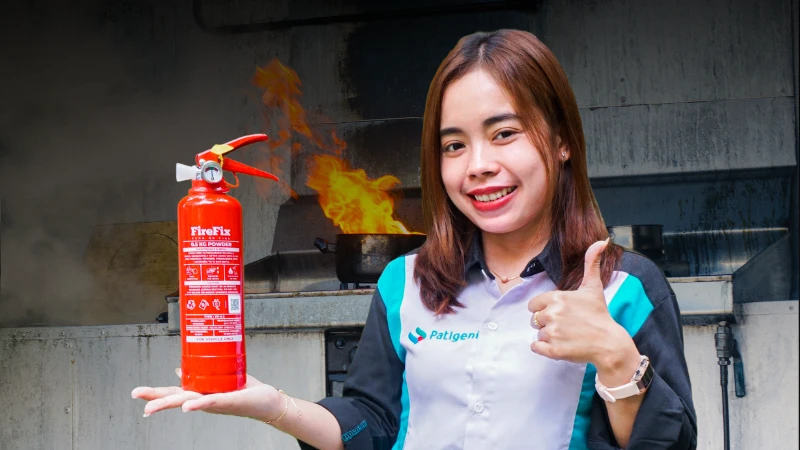 APAR liquid gas cocok untuk FnB.
