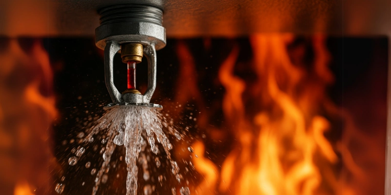 Cara kerja sprinkler kebakaran Patigeni.