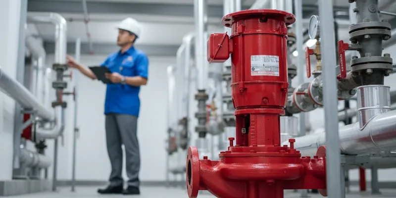 Fairbanks in-line pumps.