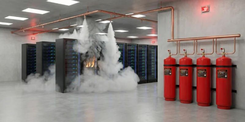 Fire suppression systems otomatis clean agent.