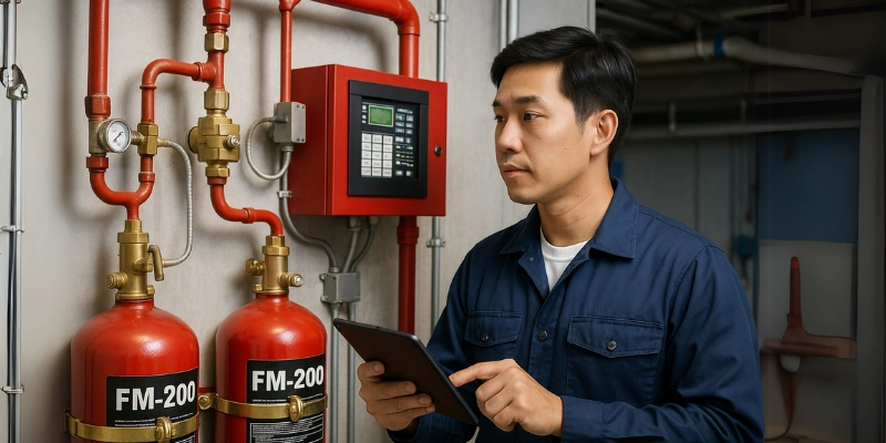 Harga fm 200 fire suppression.