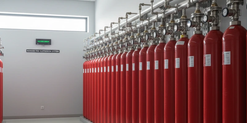 Inergen fire suppression.