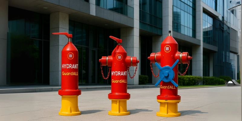 Jenis hydrant pillar pemadam kebakaran.
