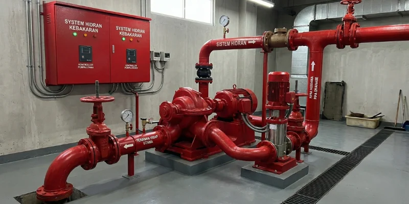 Jual pompa hydrant electric GuardALL.
