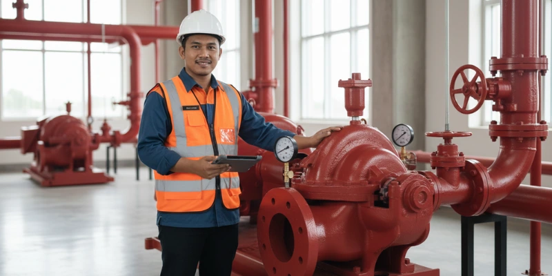 Kontraktor pompa pemadam kebakaran Patigeni.