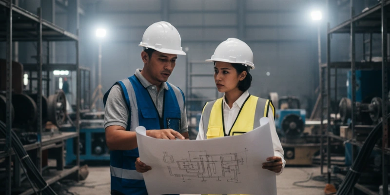 Kontraktor sistem detektor percikan api.
