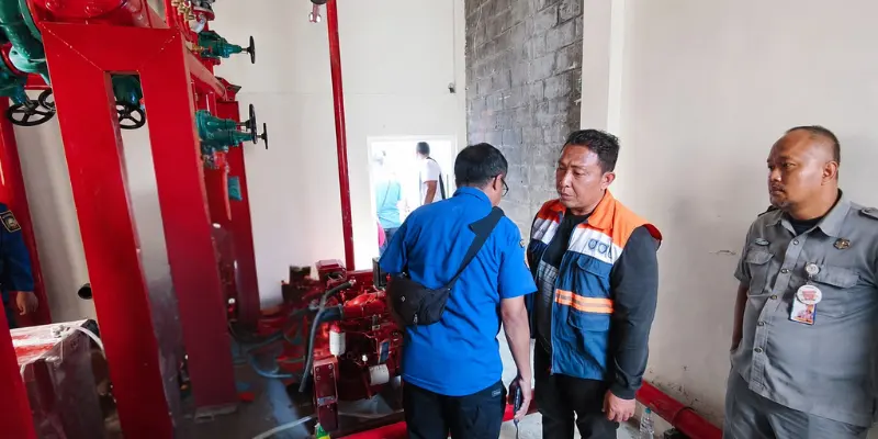 Proteksi kebakaran rumah sakit RSU Blora.