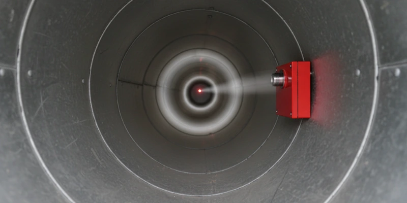 Sistem kebakaran cerobong spark detector.