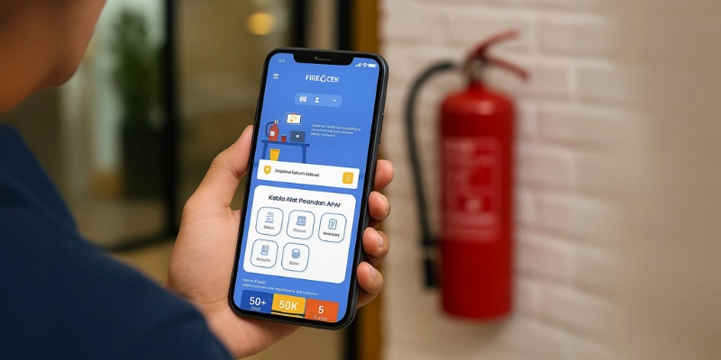 Sistem manajemen dan monitoring pemadam kebakaran digital.