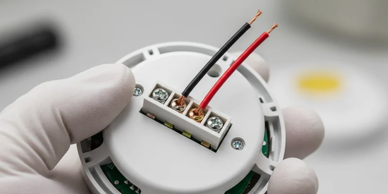 Smoke detector 2 wire.