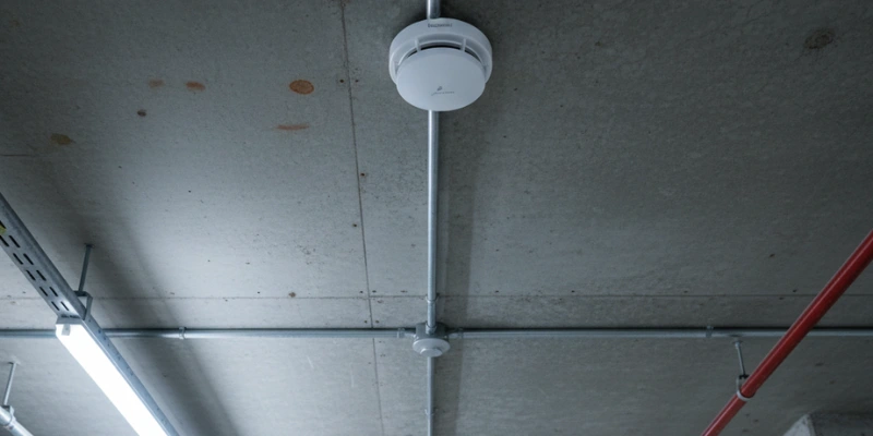 Smoke detector photoelectric dan cara kerjanya.
