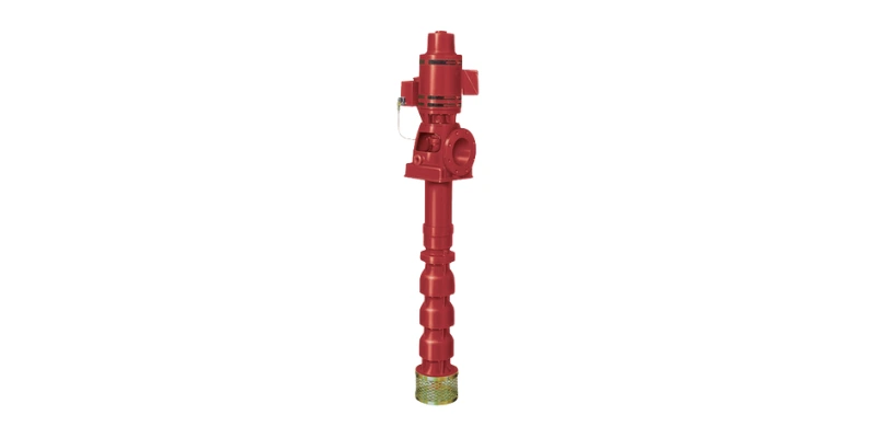Vertical turbine fire pump.
